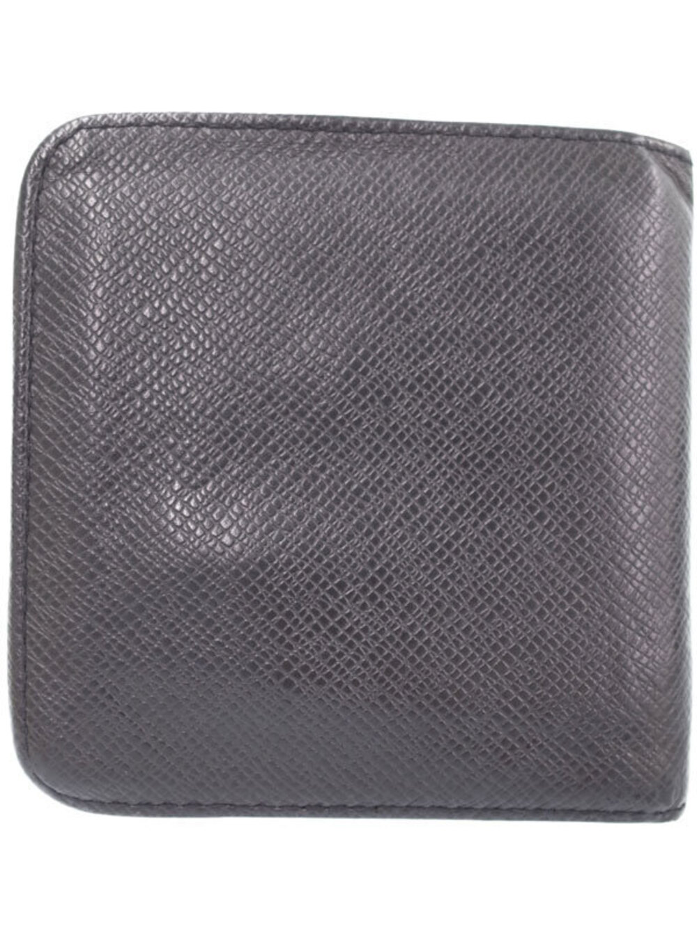 Louis Vuitton fold Monnaie Wallet Short Zip Bi Taiga Portefeuille Black
